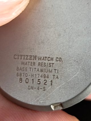Lote tapas reloj Citizen vintage