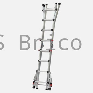 Escalera Telescópica Aluminio 5+5 Peldaños Teleflex