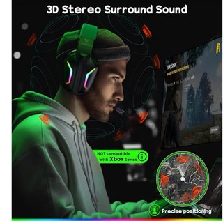 Auriculares Gaming WESEARY WG1 Inalámbricos 2.4G