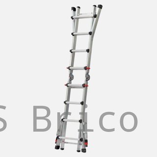 Escalera Telescópica Aluminio 4+4 Peldaños Teleflex