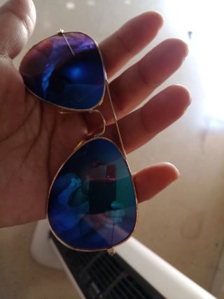 Gafas de sol Ray-Ban Aviador Azul Dorado