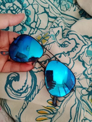 Gafas de sol Ray-Ban Aviador Azul Dorado