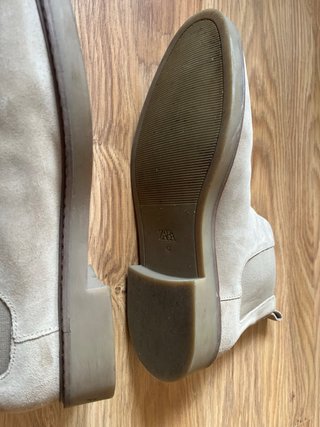Botines Chelsea Zara Beige