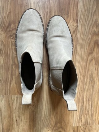 Botines Chelsea Zara Beige