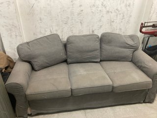 Sofá Cama Gris Tela