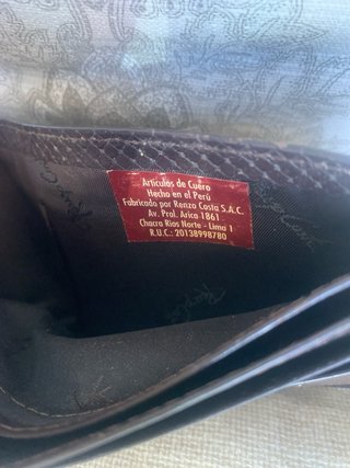 Billetera de piel Rampo Costa hombre