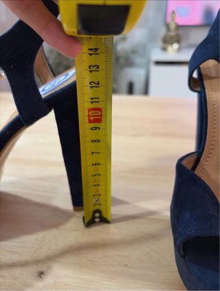 Zapatos de tacón azul