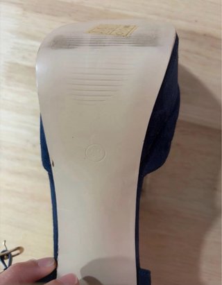 Zapatos de tacón azul