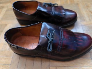 Mocasines Camper piel burdeos talla 37