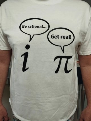 Camiseta Be rational Get real