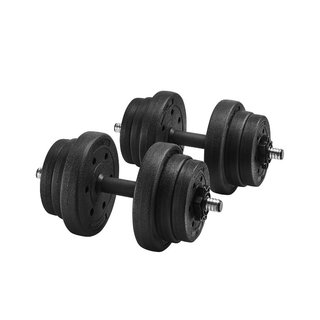 Set di Manubri Ricoperto con Plastica PE · Fitness