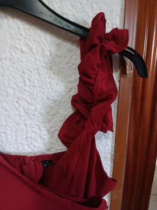 Vestido fiesta rojo