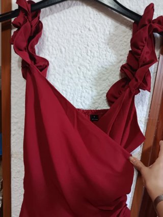 Vestido fiesta rojo