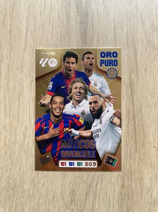 Cromo Míticos Invencible Oro Puro Adrenalyn 25/26