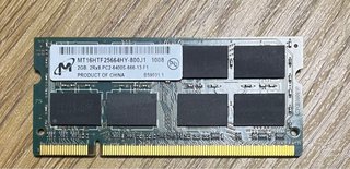 Memoria RAM Micron 2GB DDR2 PC2-6400S