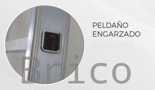 Escalera Aluminio 3x13 - 3,5+3,5+3,5 M - 66x25mm