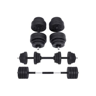 Set di Manubri Regolabili con Barra Bilanciere · Fitness