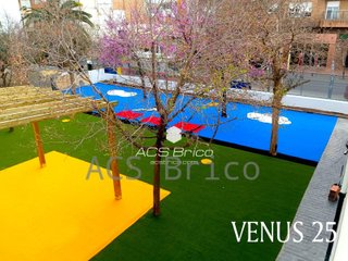 Césped Artificial 25 mm - Vanda 25 Azul Marino Infantil - Kids
