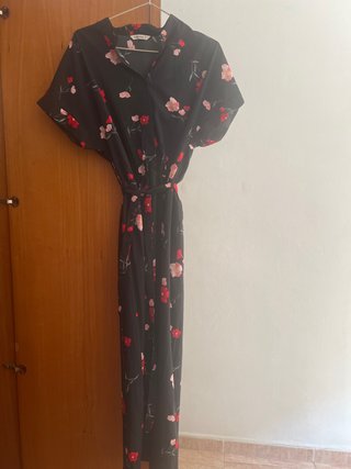 Vestido largo floral Terranova Talla L