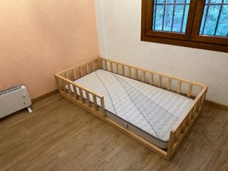 Cama Montessori 90 con colchón
