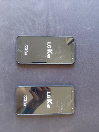 Móviles LG K40 Negros (2 unidades)