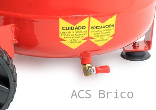 Compresor de Aire Vertical 50L - 2 Hp - 09330 - Mader