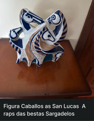 Figura Caballos Sargadelos