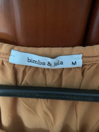 Camiseta Bimba y Lola Mostaza Talla M