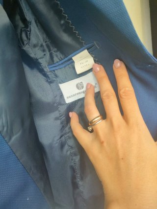 Completo cerimonia blu 6 anni