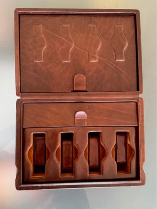Estuche de viaje para 8 relojes - Piel