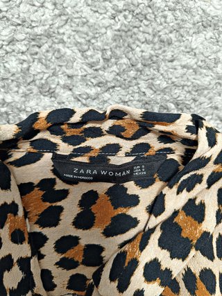 Camisa animal print Zara