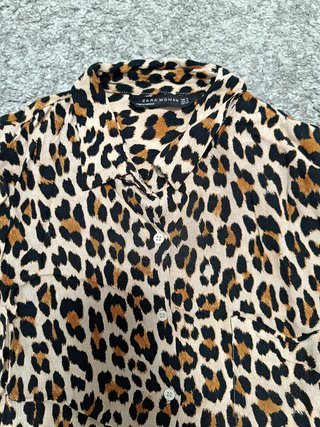 Camisa animal print Zara