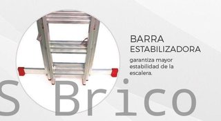 Escalera Aluminio 3x11 - 3+3+3 M - 66x25mm