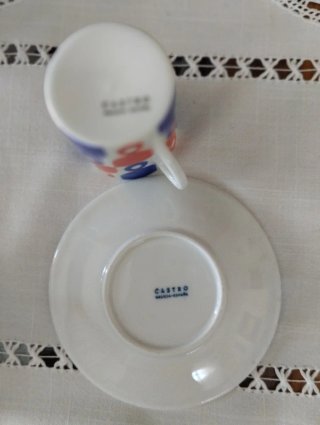 Taza y platillo Castro de Sargadelos
