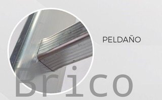 Escalera Aluminio Elite 2x14 - 4+4 M - 80-80x30mm