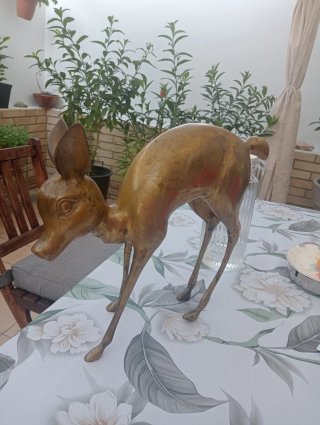 Cervatillo Bambi Bronce Años 50