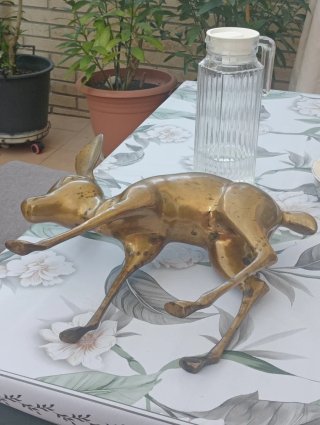 Cervatillo Bambi Bronce Años 50