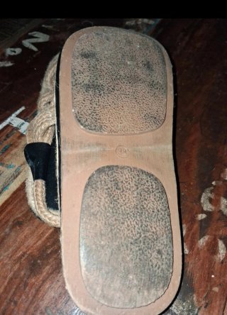 Sandali corda beige