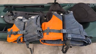 Kayak Ocean Trident 11 + 2 chalecos Tribord