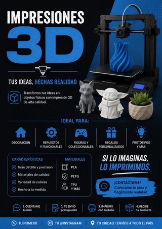 Todo tipo Impresiones 3D