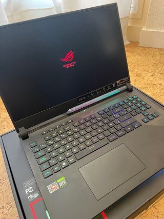 Portátil Asus ROG 17” RTX 3080 64GB RAM 2Tb SSD