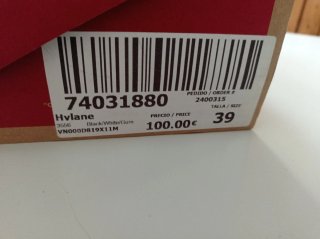 Zapatillas Vans 39 sin usar