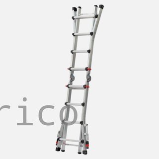 Escalera Telescópica Aluminio 6+6 Peldaños Teleflex