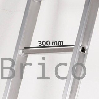 Escalera Telescópica Aluminio 6+6 Peldaños Teleflex