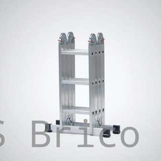 Escalera Multiflex Aluminio Profesional 4x3 Peldaños