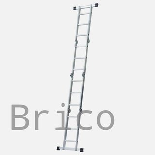 Escalera Multiflex Aluminio Profesional 4x3 Peldaños