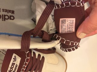 Deportivas Adidas Blancas y Marrones Talla 37