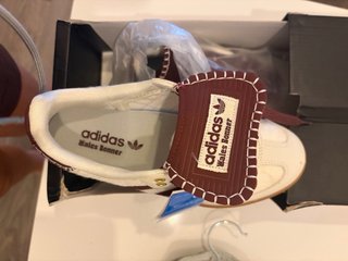 Deportivas Adidas Blancas y Marrones Talla 37