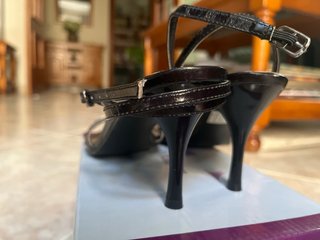 Sandalias Azarey Verano Tacón Bajo Brillantes