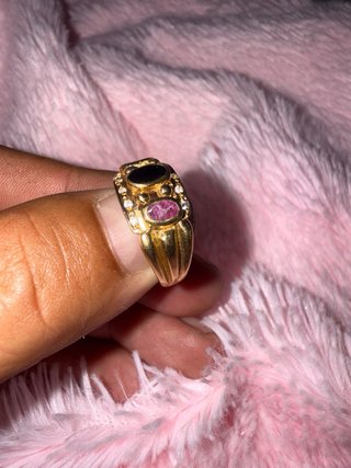 Sortija Oro Esmeralda Rubí Zafiro Diamantes